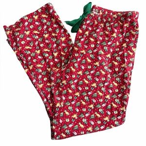 Vineyard‎ Vines Women’s Christmas Lounge Pants Red Dog Gift Print Size M